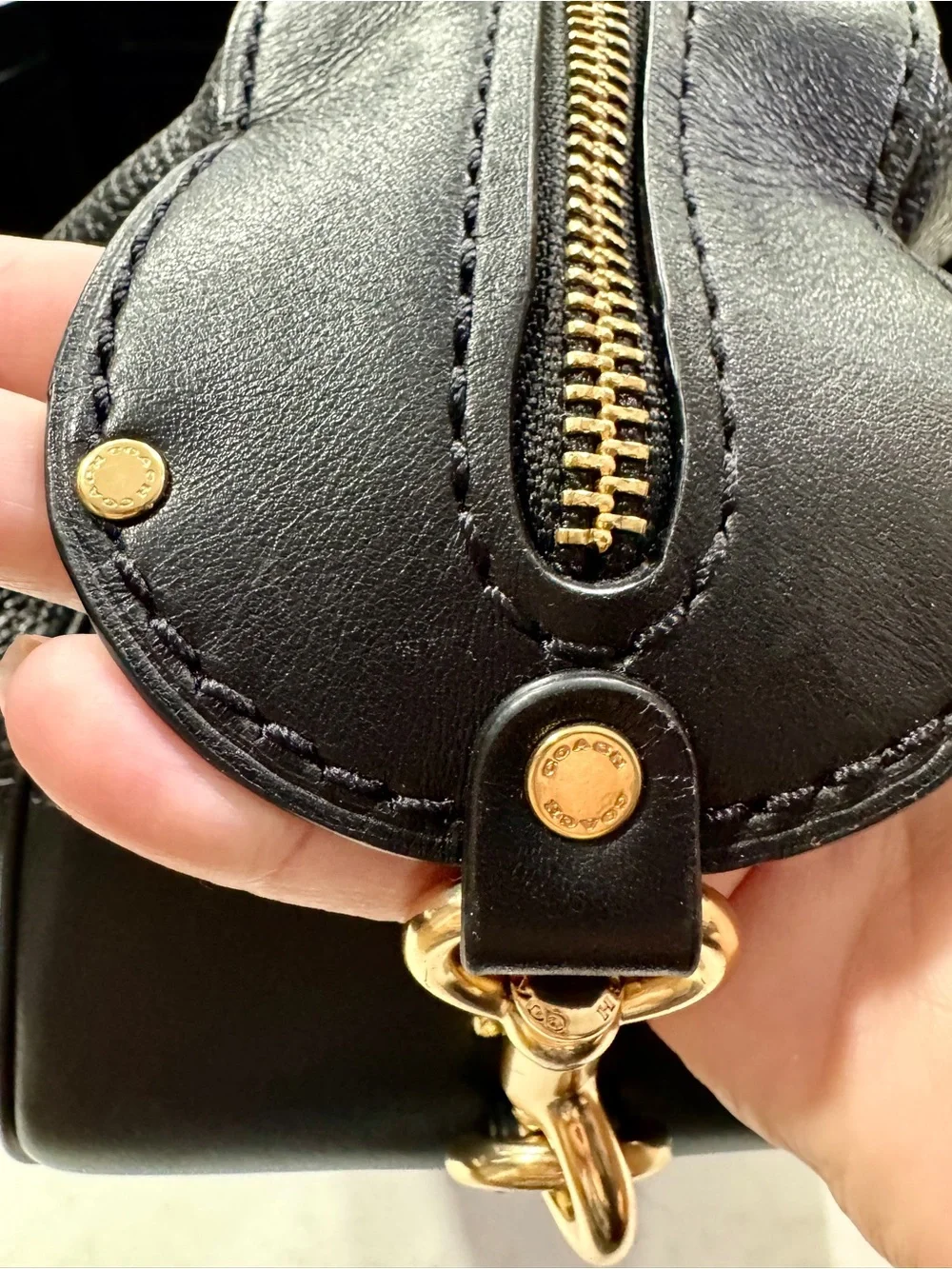 Coach Lane Satchel in Polished Pebble Leather